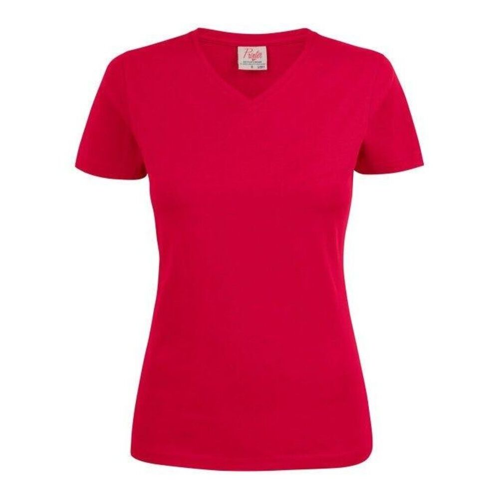 Printer Womens/Ladies V Neck / Grey Melange